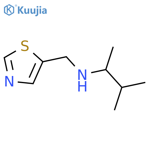 (3-methylbutan-2-yl)(1,3-thiazol-5-yl)methylamine structure