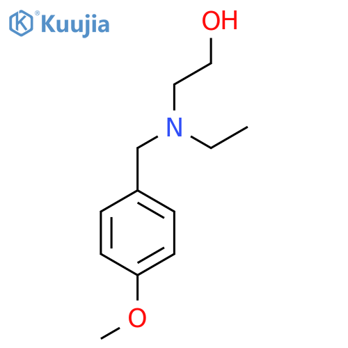 2-[Ethyl-(4-methoxy-benzyl)-amino]-ethanol structure