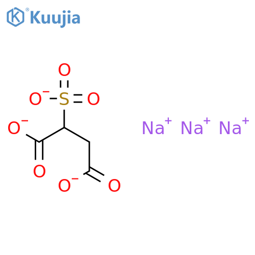 Butanedioic acid,2-sulfo-, sodium salt (1:3) structure