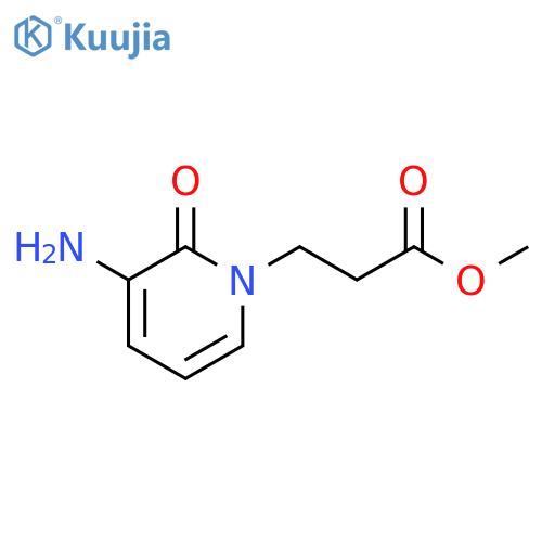 methyl 3-(3-amino-2-oxo-1-pyridyl)propanoate structure