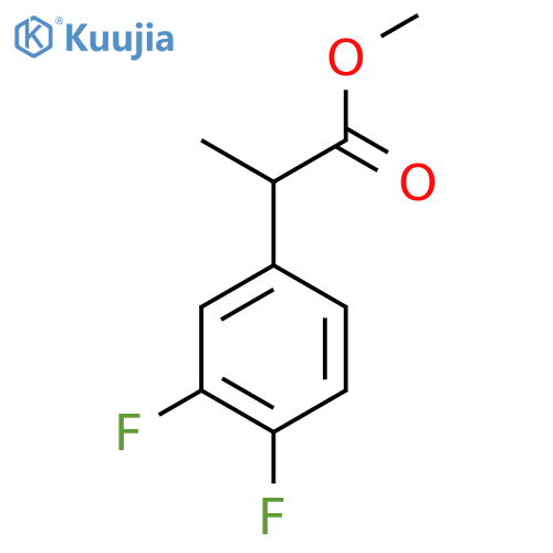 methyl 2-(3,4-difluorophenyl)propanoate structure