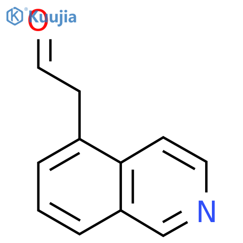2-(isoquinolin-5-yl)acetaldehyde structure