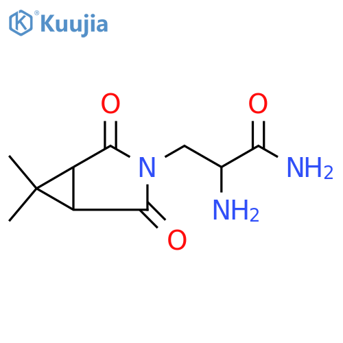2-amino-3-{6,6-dimethyl-2,4-dioxo-3-azabicyclo3.1.0hexan-3-yl}propanamide structure