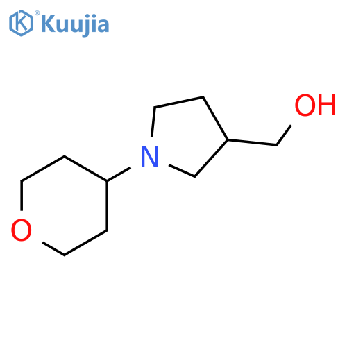[1-(oxan-4-yl)pyrrolidin-3-yl]methanol structure