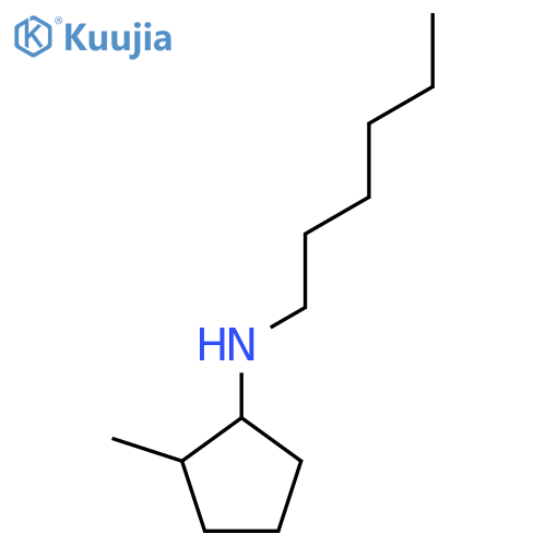 N-hexyl-2-methylcyclopentan-1-amine structure