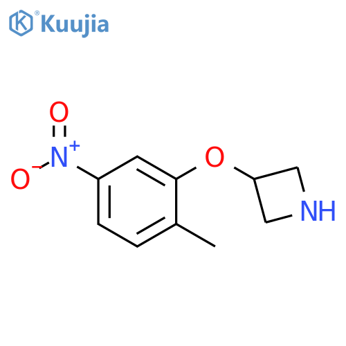 3-(2-methyl-5-nitrophenoxy)azetidine structure