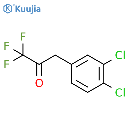3-(3,4-dichlorophenyl)-1,1,1-trifluoropropan-2-one structure