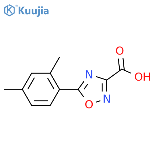 5-(2,4-Dimethylphenyl)-1,2,4-oxadiazole-3-carboxylic acid structure