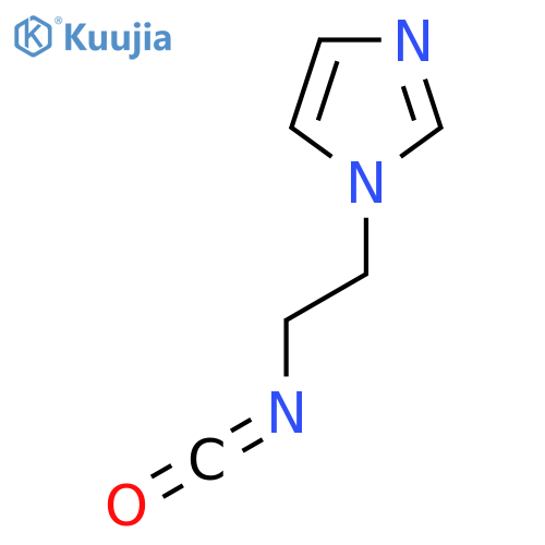 1-(2-isocyanatoethyl)-1H-imidazole structure