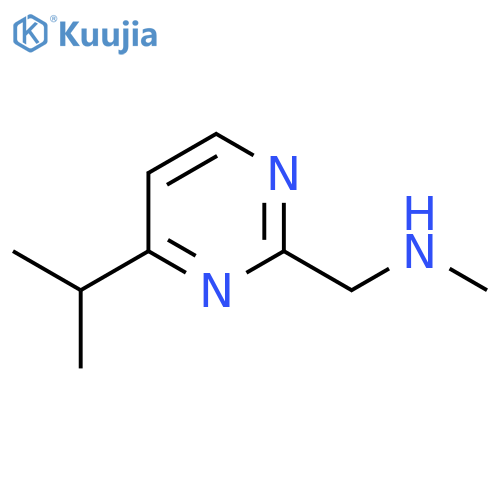 methyl({4-(propan-2-yl)pyrimidin-2-ylmethyl})amine structure