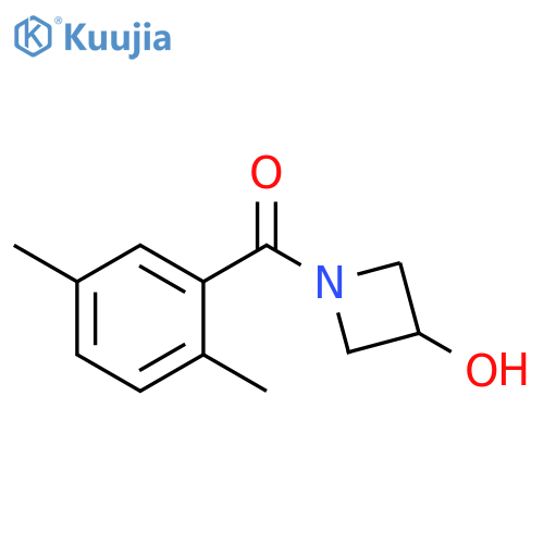 1-(2,5-dimethylbenzoyl)azetidin-3-ol structure