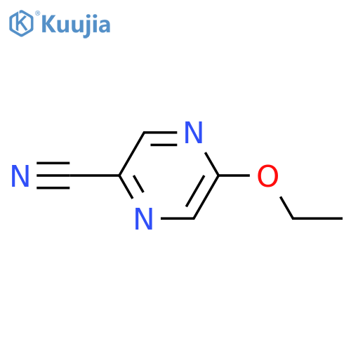 5-ethoxypyrazine-2-carbonitrile structure