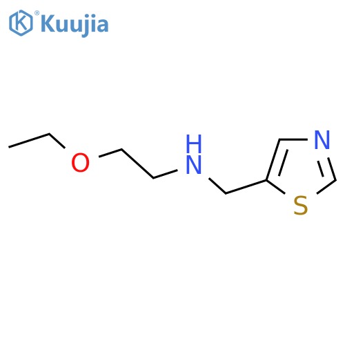 (2-ethoxyethyl)(1,3-thiazol-5-yl)methylamine structure