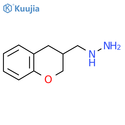 (3,4-dihydro-2H-1-benzopyran-3-yl)methylhydrazine structure