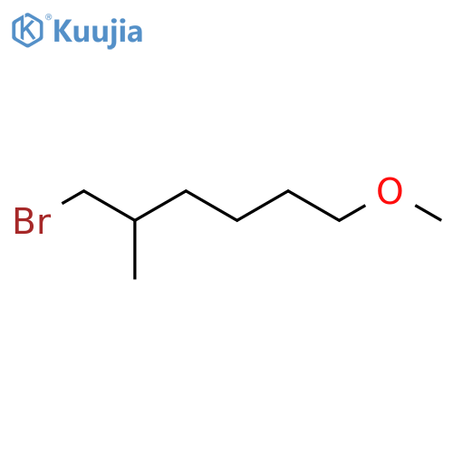 1-Bromo-6-methoxy-2-methylhexane structure