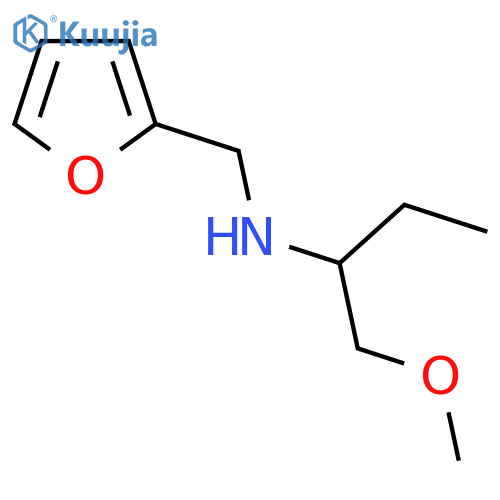 (furan-2-yl)methyl(1-methoxybutan-2-yl)amine structure