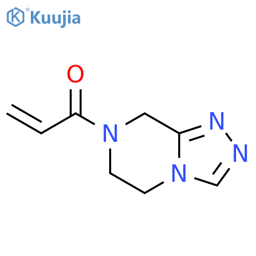 1-(5,6-Dihydro-1,2,4-triazolo[4,3-a]pyrazin-7(8H)-yl)-2-propen-1-one structure