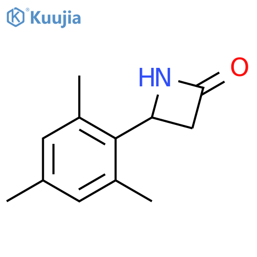 4-(2,4,6-trimethylphenyl)azetidin-2-one structure