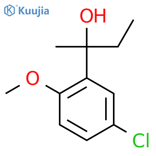 2-(5-chloro-2-methoxyphenyl)butan-2-ol structure