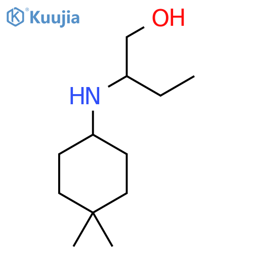 2-(4,4-dimethylcyclohexyl)aminobutan-1-ol structure