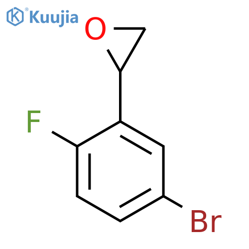2-(5-Bromo-2-fluorophenyl)oxirane structure