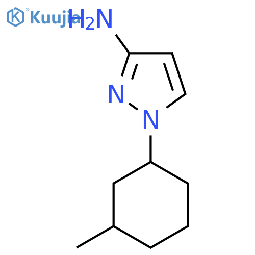 1-(3-Methylcyclohexyl)-1H-pyrazol-3-amine structure