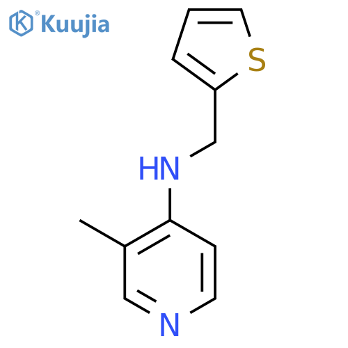 3-Methyl-N-[(thiophen-2-yl)methyl]pyridin-4-amine structure