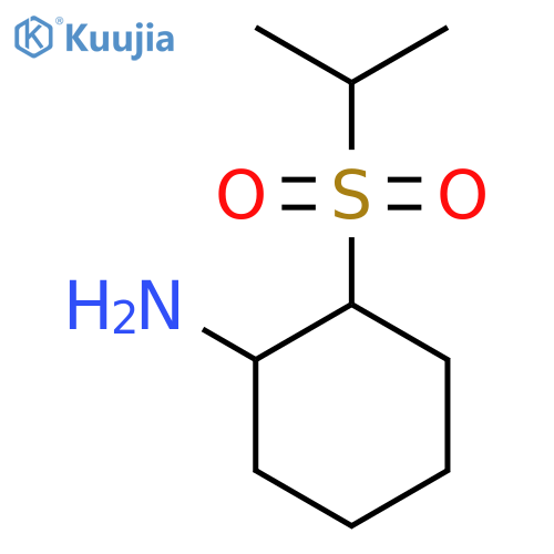 2-(Propane-2-sulfonyl)cyclohexan-1-amine structure