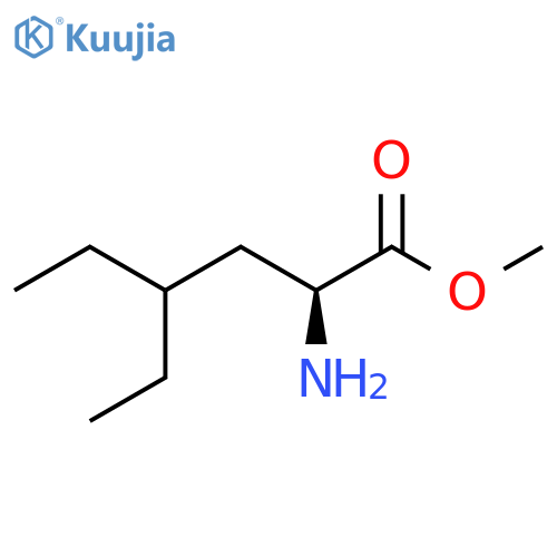 methyl 2-amino-4-ethylhexanoate structure