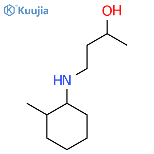4-(2-methylcyclohexyl)aminobutan-2-ol structure