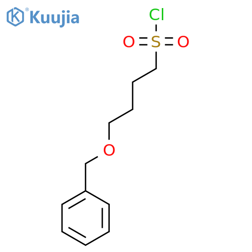 4-(benzyloxy)butane-1-sulfonyl chloride structure