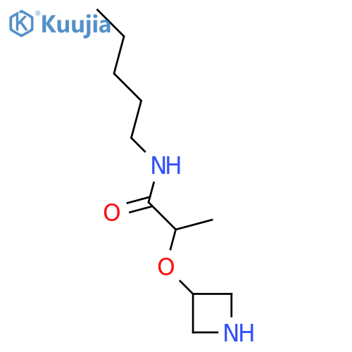 2-(azetidin-3-yloxy)-N-pentylpropanamide structure