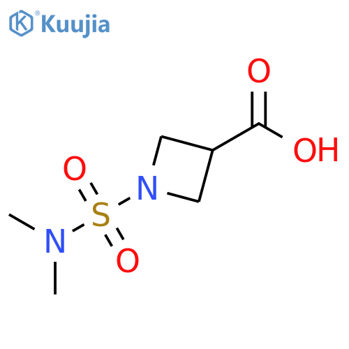 1-(dimethylsulfamoyl)azetidine-3-carboxylic acid structure