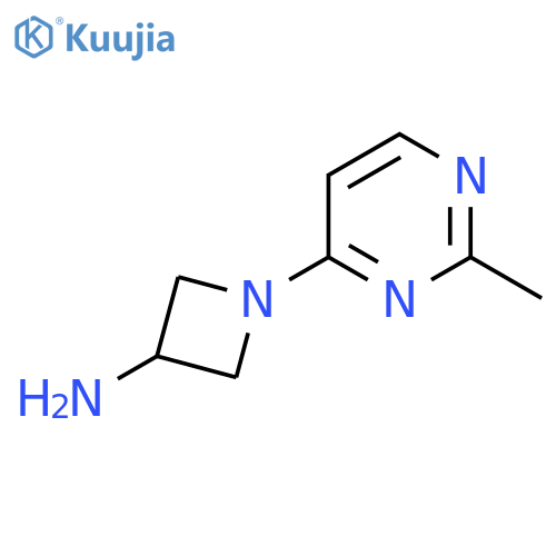 1-(2-Methylpyrimidin-4-yl)azetidin-3-amine structure