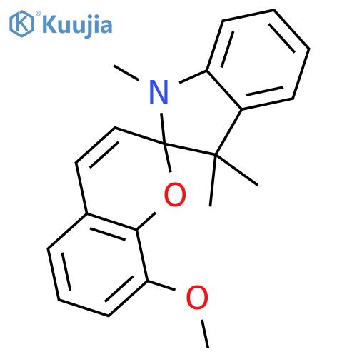 1,3,3-Trimethylindolino-8'-methoxybenzopyrylospiran Photochromic Compound structure