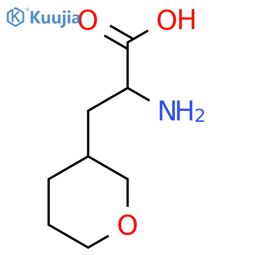 2-amino-3-tetrahydropyran-3-yl-propanoic acid structure