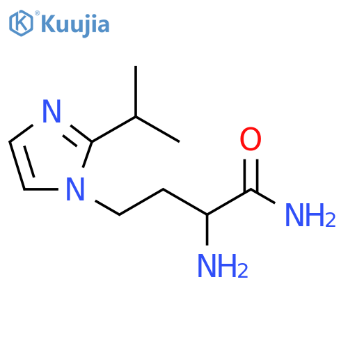 2-amino-4-2-(propan-2-yl)-1H-imidazol-1-ylbutanamide structure