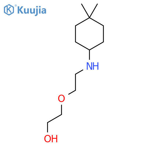 2-{2-(4,4-dimethylcyclohexyl)aminoethoxy}ethan-1-ol structure