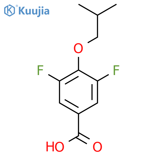 3,5-Difluoro-4-isobutoxybenzoic acid structure