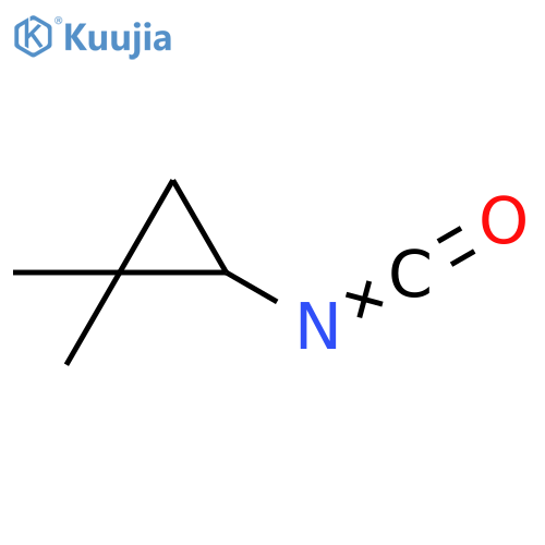 2-isocyanato-1,1-dimethylcyclopropane structure