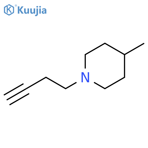 1-(BUT-3-YN-1-YL)-4-METHYLPIPERIDINE structure