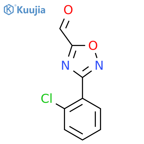 3-(2-Chlorophenyl)-1,2,4-oxadiazole-5-carbaldehyde structure