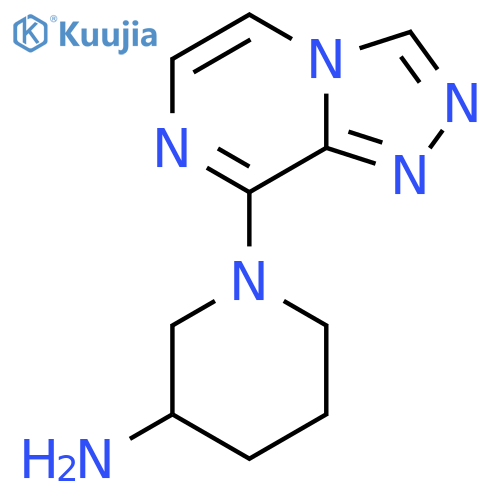 1-([1,2,4]Triazolo[4,3-a]pyrazin-8-yl)piperidin-3-amine structure