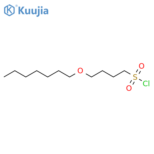 4-(heptyloxy)butane-1-sulfonyl chloride structure