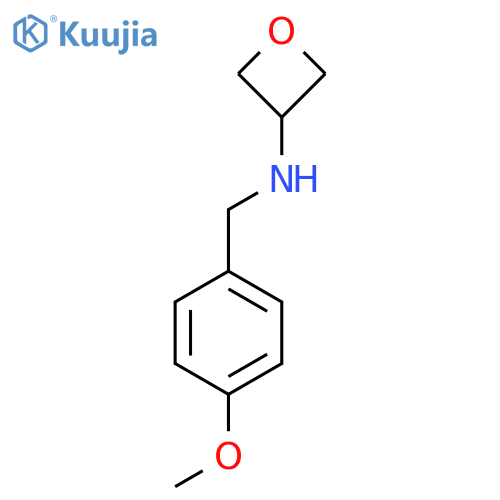 N-(4-Methoxybenzyl)oxetan-3-amine structure