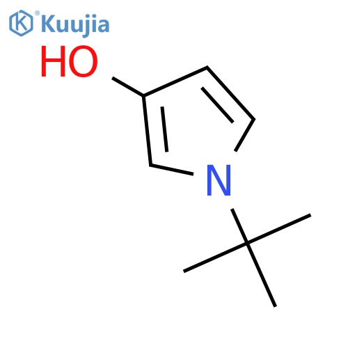 1H-Pyrrol-3-ol, 1-(1,1-dimethylethyl)- structure