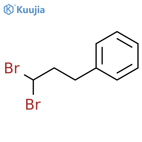 Benzene, (3,3-dibromopropyl)- structure