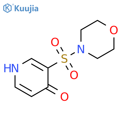 3-(Morpholine-4-sulfonyl)-1H-pyridin-4-one structure