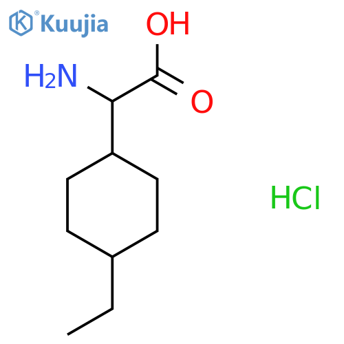 2-amino-2-(4-ethylcyclohexyl)acetic acid structure