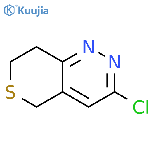 3-chloro-5H,7H,8H-thiopyrano[4,3-c]pyridazine structure